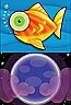 Aristocrat's Miss Kitty Moon and Fish Slot Symbols Aristocrat's Miss Kitty Slot Machine Moon and Fish Symbols